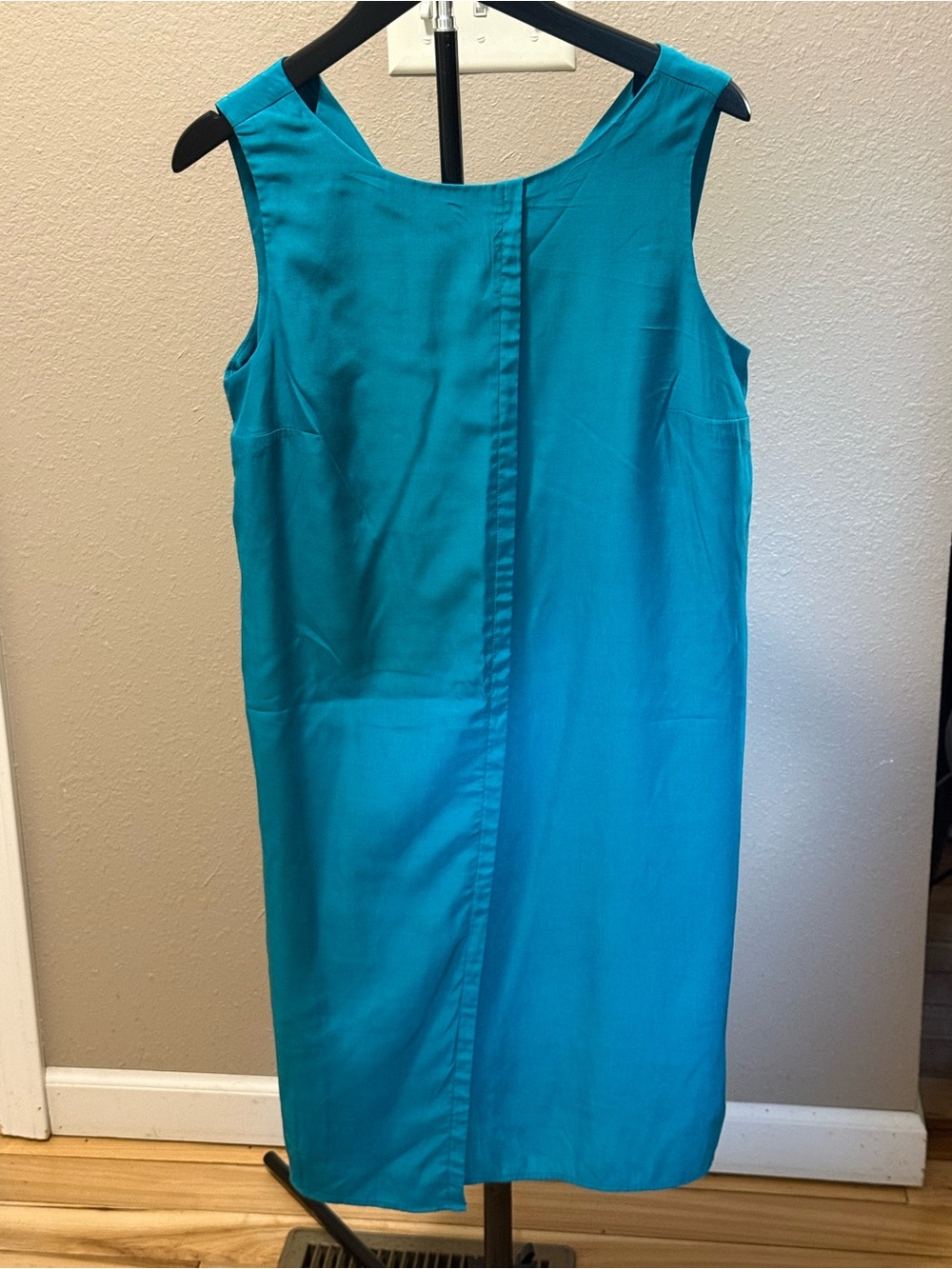 The Limited Teal Sleeveless Shift Dress